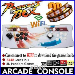 UK! WiFi Pandora Box 9s 2448 in 1 Retro Video Games Double Stick Arcade Console