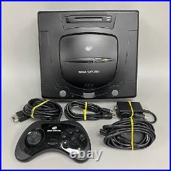 Untested Sega Saturn Retro Vintage Games Console Pal Powers On Fine Mk-80200a