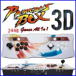 Upgraded 3D Pandora Box 9 Games 2448 in 1 Retro Arcade Console Double 138 Game #