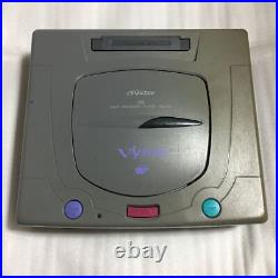 V-Saturn 2 Sega Gray Console System Victor Rare Retro Game From Japan Used