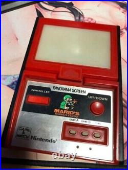 VINTAGE Nintendo Game & Watch Panorama Screen Mario's Bombs Away Retro Rare F/S