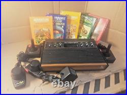 VINTAGE RETRO ATARI CX2600 Console with Games-PLEASE READ
