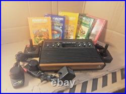 VINTAGE RETRO ATARI CX2600 Console with Games-PLEASE READ