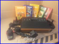 VINTAGE RETRO ATARI CX2600 Console with Games-PLEASE READ