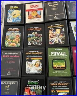 Vintage Atari 2600 Plus Video Game Console Black 21 Cartridge Retro MID Century Vintage Atari 2600 Plus Video Game Console Black 21 Cartridge Retro MID Century