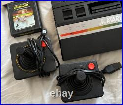 Vintage Atari 2600 Plus Video Game Console Black 21 Cartridge Retro MID Century Vintage Atari 2600 Plus Video Game Console Black 21 Cartridge Retro MID Century