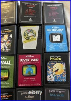 Vintage Atari 2600 Plus Video Game Console Black 21 Cartridge Retro MID Century Vintage Atari 2600 Plus Video Game Console Black 21 Cartridge Retro MID Century