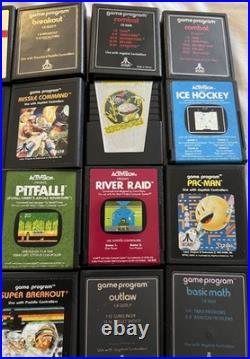 Vintage Atari 2600 Plus Video Game Console Black 21 Cartridge Retro MID Century Vintage Atari 2600 Plus Video Game Console Black 21 Cartridge Retro MID Century