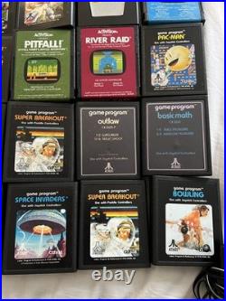 Vintage Atari 2600 Plus Video Game Console Black 21 Cartridge Retro MID Century Vintage Atari 2600 Plus Video Game Console Black 21 Cartridge Retro MID Century