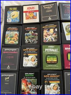 Vintage Atari 2600 Plus Video Game Console Black 21 Cartridge Retro MID Century Vintage Atari 2600 Plus Video Game Console Black 21 Cartridge Retro MID Century