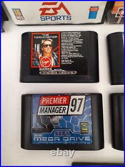 Vintage Sega MegaDrive 16bit And 10 Games Untested 2 Controllers Retro Toys
