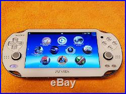 White PS Vita PlayStation Vita OLED 128GB (PSP, PS1, Retro games)