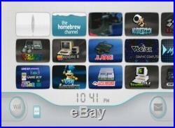 Wii Homebrew Modded 2TB Hard Drive 32gb SD 757Wii+313GC+20K emulator retro games