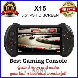 X15 Android Video Handheld Game Console 5.5 INCH 32GB Retro Game PSP Gift Kids