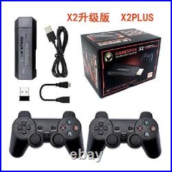 X2 Plus Game Stick Retro Console Double Wireless Controller 40000+ games 128GB
