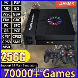 X6 Retro Console 4K HD Wireless 256 GB. 70000 Games For PSP/DC/GBA 60+ Game Simu