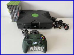 Xbox Classic Original Console Retro Gaming Bundle Plus Games & Controller Black