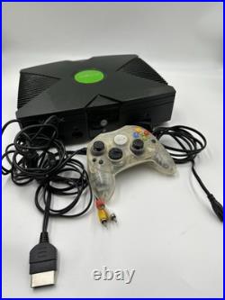 Xbox Classic, og, Original Console Retro Gaming And Crystal Controller MOD
