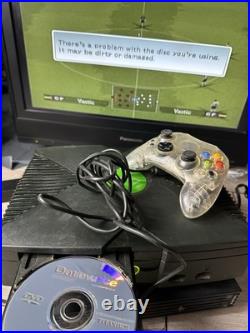 Xbox Classic, og, Original Console Retro Gaming And Crystal Controller MOD