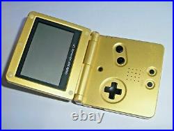 ZELDA Gold LIMITED ED Nintendo Gameboy Advance SP Console Retro Fun